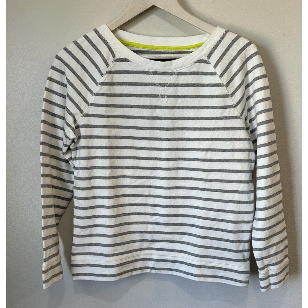 boden crewneck sweater Grey & White Stripe US Size 4
